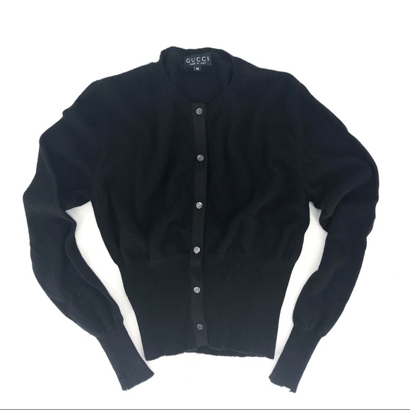 gucci cardigan black